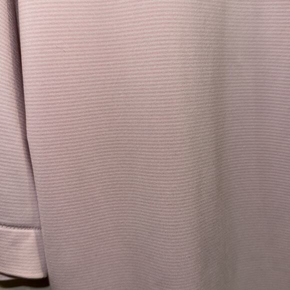 Peter Millar Summer Comfort Polo Pink Stripe Large - Picture 3 of 6